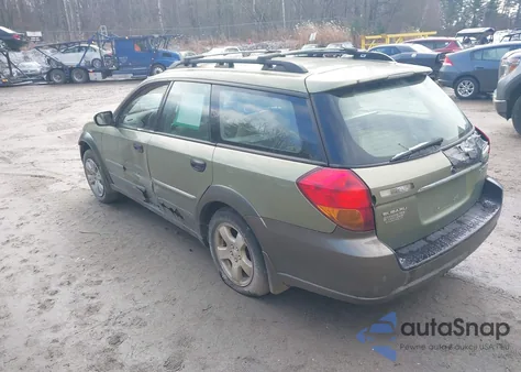 2005 Subaru Outback 2.5I z USA, uszkodzony, nr VIN 4S4BP61C957329709